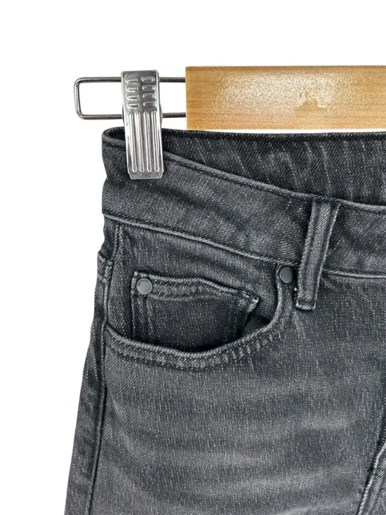 Quince Bella Stretch Relaxed Straight Jeans in Charcoal Black Women’s Size 24 - Picture 5 of 11